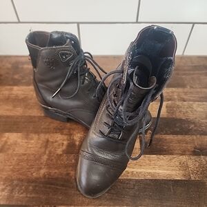 Ariat Performer Nitro Paddock Boots for Women Size 6.5 EU 36.5 Brown Leather